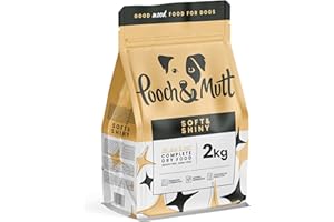 Pooch & Mutt - Skóra i futro, bezzbożowa karma dla psów do skóry i futra, śledzie i siemię lniane, 2 kg