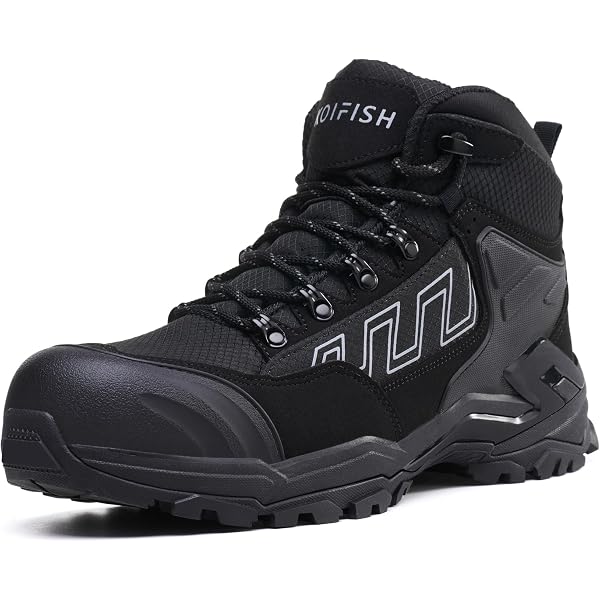 KOIFISH Chaussures de Sécurité Hommes Femme Montante Hiver
