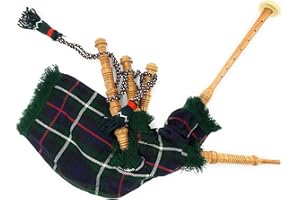 HIGHLANDPOWER Junior Playable Bagpipes,Child Bagpipe/Kids Toy Bagpipe Free 2 Reeds with Bag (Mackenzie)