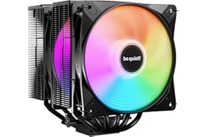 ‎BE QUIET! be quiet! Pure Rock Pro 3 LX Luftkühler, beeindruckend hohe Kühlleistung, sechs 6mm Hochleistungs-Heatpipes, 2 optimierte Light Wings LX 120mm PWM-Lüfter, kompatibel mit Flüssigmetall-Wärmeleitpaste