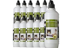 FARMLIGHT 12 litri di High-Performance Bio-Etanolo / Con la tutela dei minori e riempimento ugelli ad ogni bottiglia