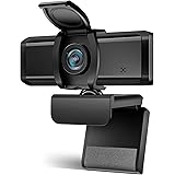Wansview Webcam PC 1080P Full HD avec Microphone, Webcam USB 2.0 Plug & Play pour Diffusion en Direct, Conférence, Études en 