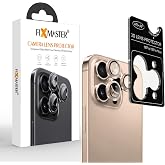 Fixmaster iphone 16 Pro - 16 Pro Max Uyumlu Kamera Lens Koruyucu, &Ccedil;&ouml;l Titanyum, Orijinal Rengiyle Kusursuz Uyum, Darbe Emici,