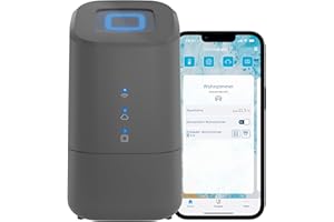 ‎HOMEMATIC IP Homematic IP Home Control Unit, anthrazit, Smart Home Zentrale, Digitale Steuerung per kostenloser App, Alexa sowie Google Assistant, online und offline Modus, hoher Datenschutz, 160692A0