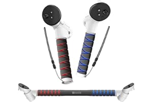 AMVR Maniglie di estensione del controller 3-in-1 migliorate, compatibili con Meta Quest 3, braccia lunghe per Gorilla Tag, maniglie Beat Saber