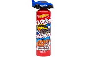 KOKOMO STUDIO LTD Hot Wheels Children's Bubble Bath with Topper Toy - 300ml - Award Winning