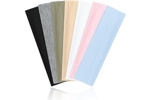 Tumurup Fascia Capelli Donna, 7 Pezzi Fasce Per Capelli Donna Antiscivolo Fascia Per Capelli Elastiche Fasce Capelli Sport Headband Yoga Fitness