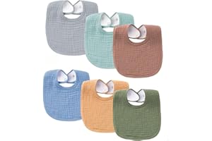 SLOSH Baberos Bebe Recien Nacido Algodón Bebé Niña Niño