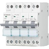 Manual Transfer Switch MTS 4P 63A - Dual Power Switch | Switches between two power supplies with isolated position, DIN rail