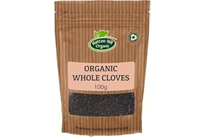 Organic Whole Cloves 100g by Hatton Hill Organic | Rich, Aromatic, and Versatile Spice for Sweet & Savoury Dishes