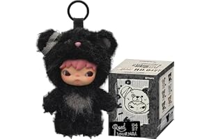 POP MART Hirono Plush Pendant Collectible Doll Blind Box Fashion Keychains Decor, Ideal Gift