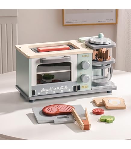 PLAY Kinderkeuken Accessoireset met Koffiezetapparaat, Mixer en