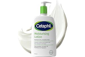 Cetaphil Face & Body Moisturiser, 473ml, Moisturising Lotion For Normal To Dry, Sensitive Skin, With Niacinamide & Vitamin E, Packaging May Vary