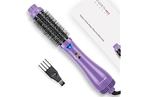 One-Step Brosse Soufflante, PARWIN PRO BEAUTY Sèche-Cheveux Volumisant, Brosse Rond 4-en-1, Soins Ioniques, pour le Volume et la Mise en Forme, 1000 Watts