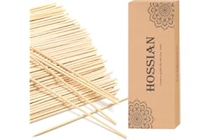 HOSSIAN 100PCS Palos Mikado-Reed Diffuser Sticks - Aceite Aroma Difusor - Madera Rattan Sticks(6.69''(17cm))