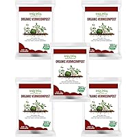 Leafy Tales Organic Vermicompost Fertilizer Manure for Plants - 5 KG