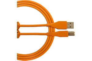 UDG U95002OR Kabel USB 2.0 (A-B) - szybki zoptymalizowany dźwięk USB 2.0 A-męski na B-męski, pomarańczowy, 2 m