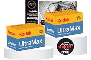 CLIKOZE Kodak Ultramax 400 35mm Film Bundle - 36 EXP x2 and Photography Tips Card