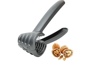 Thiru Cascanueces – Ideal para nueces – Cascanueces sin aplastamiento de núcleos – Cascanueces con libro electrónico con recetas – Fabricado en Alemania (antracita básico)