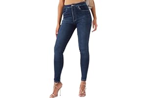 JMOJO Jeans For Women UK - High Waisted Skinny Fit Jeggings for Women UK - Skinny Jeans Women High Rise Womens Jeans with 5 Pocket Design & Belt Loops - Stretch Trousers Women Denim Soft Pant - Ladies Jeans