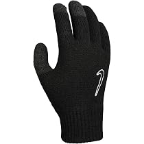 Nike Herren Herren Handschuhe Knitted Tech and Grip Handschuhe, 091 Black/Black/White, L/XL, 9317-27 Fashion
