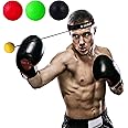 KAYMAN Boxing Reflex Ball – Headband Attached MMA Punch Training Ball, Speed & Reaction Fitness Equipment for Martial Arts, Combat Sports & Gym Exercise – Suitable for Adults & Children