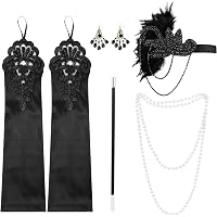 Vintage Stirnband 1920er Jahre Für Frauen – Kristall-Blatt Design, Verstellbar, Für Hochzeit & Retro-Partys