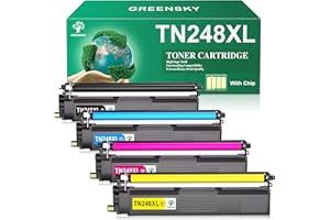 GREENSKY TN248XL TN248 Toner Compatible pour Brother DCP-L3560CDW Toner Brother MFC-L3760CDW Brother HL-L3240CDW TN 248 TN-248 XL Brother MFC-L8390CDW Toner MFC-L3740CDWE DCP-L3520CDWE HL-L8240CDW