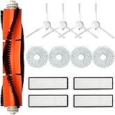 Mi Robot Vacuum S10 Plus,S10+/X10 Plus,X10+/X20+X20 Plus Compatible Mop Mat, Hepa Filter, Brush,Side Brush Replacement Accessory Renewal