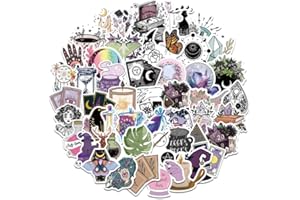 MAKENLUG 100Pcs Witchy Potion Stickers Apothecary Bohemian Decals, Trendy Aesthetic Personalised Stickers for Scrapbooking Laptop Car Phone Skateboard Computer Wall Window Water Bottle