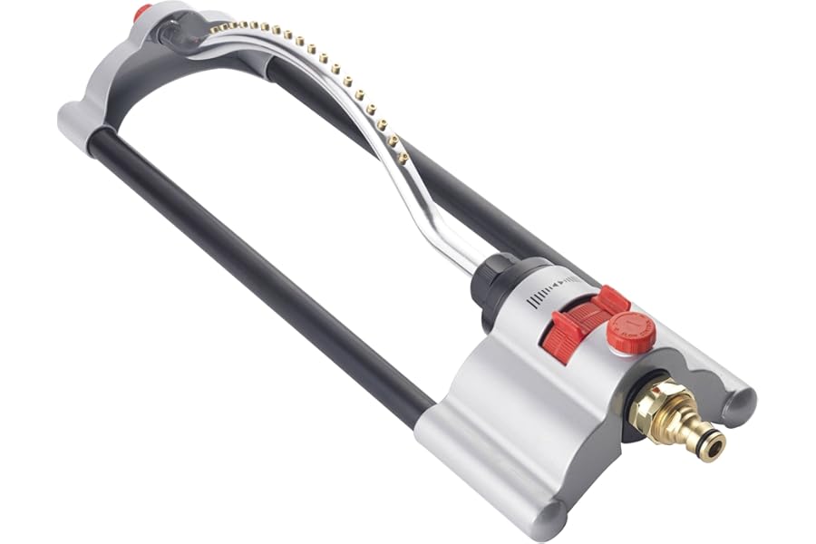 Spear & Jackson BWF22 Oscillating Sprinkler with Brass Connector
