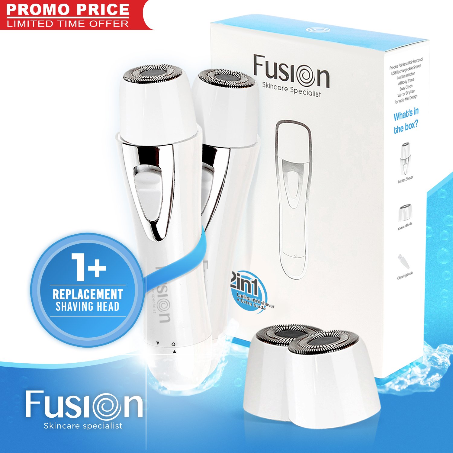 Painless Facial Hair Remover Women Flawless Ladies Facial Hair