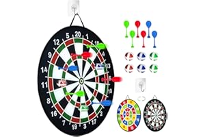 YJSDDNTY Bersaglio per freccette double face con palline, gioco di lancio all'aperto, giocattolo pieghevole, Per bambini e adulti di 1, 2, 3, 4, 5, 6, 7, 8, 9, 10, 11, 12 anni