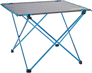 Uquip Falttisch Liberty, Leichtgewichttisch bis 30 kg belastbar, Grau