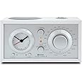 Tivoli Audio Model Three BT - AM/FM Clock Radio with Bluetooth - White/Silver