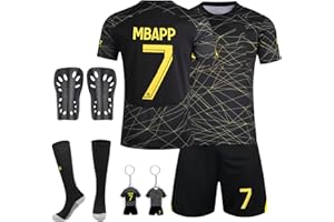 SIDESEA Kids Football Training Shirts & Shorts, Socks, Guard Plates & Keychains - 2023/24 Home & Away Jerseys for Boys & Girls