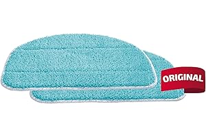 ‎LEIFHEIT Leifheit 2er Set Ersatzpads Dampfreiniger CleanTenso Power 2.0, Dampfbesen Wischbezug für eine porentiefe Reinigung, Dampfmop Ersatz mit Klettunterseite, Ersatztücher für CleanTenso Power