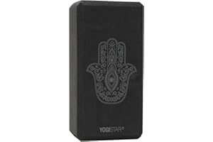 Yogistar Yogablock Yogiblock® Basic - Art Collection - Hand of Fatima - Zen Black