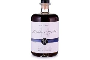 THE HANDMADE GIN COMPANY Dandelion & Burdock Handmade Gin Liqueur 70cl - Original Premium Gin - 20% ABV