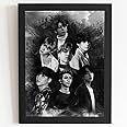 Craftolive BTS Members Wall Frame Poster for BTS Army -Black