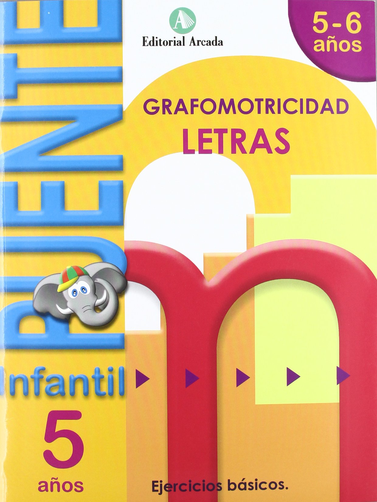 Puente. Letras. Cuaderno De Grafomotricidad. E.I. 5