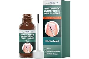 YogaMedic Trattamento Antimicotico Unghie Piedi Extra Forte - Micosi Unghie Piede Stop Rapido e Intensivo, Funghi Piedi Unghia, Clinicamente Testato, Liquido Antifungino per Mani e Piedi, 10 ml