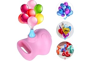 Deeplee Bomba de Globo de Aire Eléctrica,Bomba de Globo de Infladora para Decoración de Fiestas, Cumpleaños, Bodas y Festivales