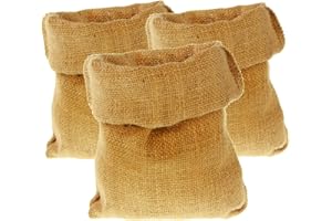 GARDENIX® Worek jutowy Uniwersalny 3 sztuki (50 cm x 55 cm | 180g/m²), włókno naturalne, 100% juta, wytrzymały