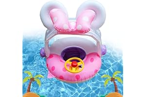 SHENGRUILI Anneau De Natation Bébé,Anneau Gonflable De Natation De BébéAvec Siège,Piscine Bague,Bouée De Natation Bébé,Natation Bébé Jouets,Équipement De Natation pour Enfants