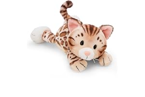 NICI Pluszowy kot bengalski 20 cm brązowy – miękka maskotka z pluszu, idealna dla dzieci i dorosłych | 62191