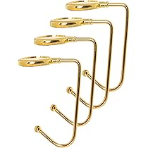 4 Ganci Per Calze Di Natale In Metallo Argento - Supporti Camino Antiscivolo, Porta Calze Natalizie - Foto 9