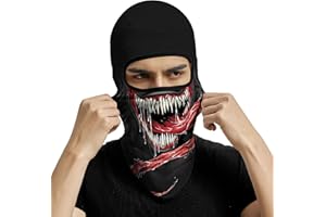 Cody Lundin Sturmhaube Vollgesichtsmaske Cool Sonnenschutz Abdeckung Maske Langer Hals Atmungsaktiv Ski Motorrad Maske für Männer Frauen Halloween Cosplay Outdoor Sport Radfahren Wandern