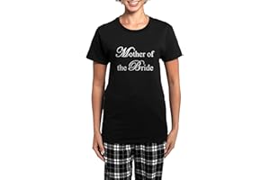 CafePress Mother of The Bride Pajamas Womens Novelty Cotton Pyjama Set, Comfortable PJ Sleepwear