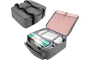 HFCOONY Carrying Case for Circut Joy Xtra Smart Cutting Machine,Portable Cricut Joy Xtra Carrying Storage Bag with Pockets & Handle for Travel.Tote Bag for Extra Machine Storage,Cricut Joy Xtra Accessories.